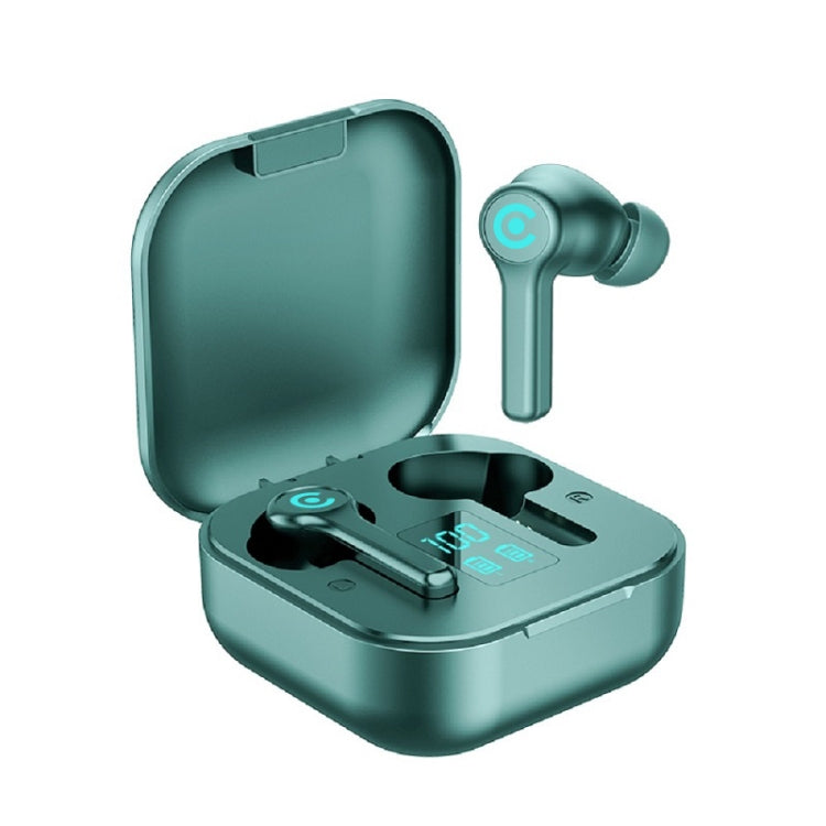 ES1 Bluetooth 5.1 TWS Digital Display Touch Wireless Bluetooth Earphone with Charging Box