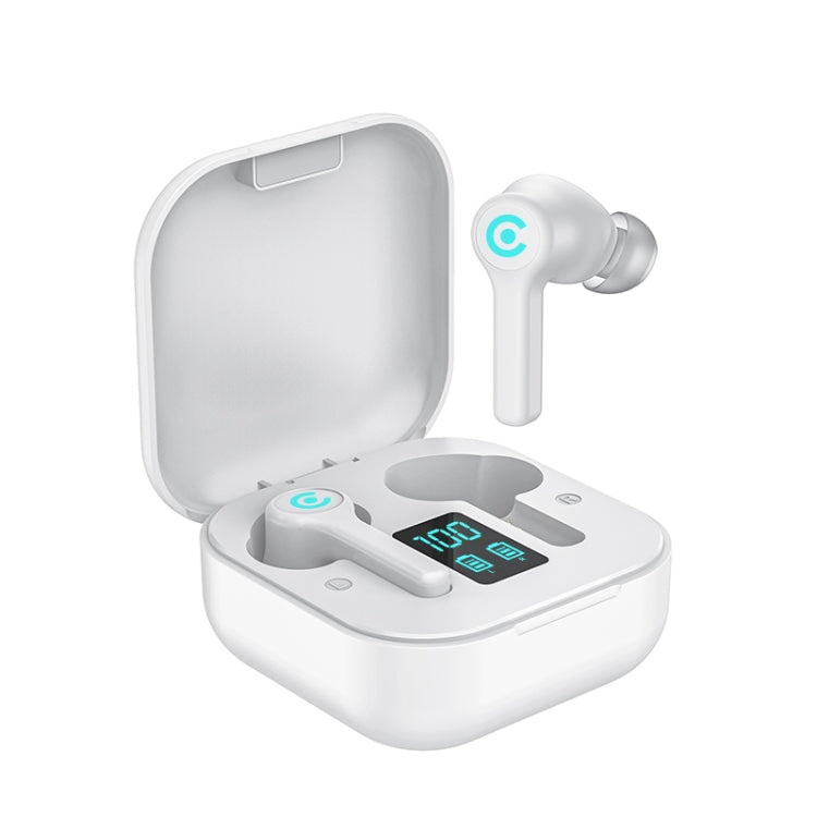 ES1 Bluetooth 5.1 TWS Digital Display Touch Wireless Bluetooth Earphone with Charging Box