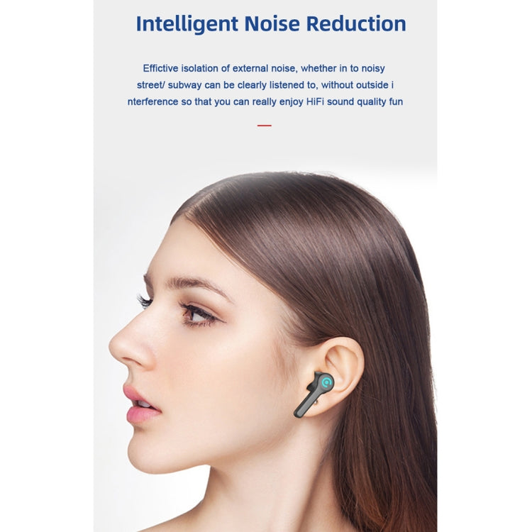 ES1 Bluetooth 5.1 TWS Digital Display Touch Wireless Bluetooth Earphone with Charging Box