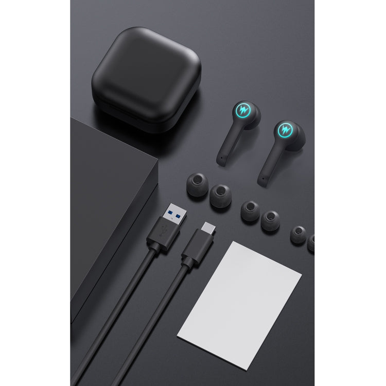 L10S Bluetooth 5.1 TWS Digital Display Touch Wireless Bluetooth Earphone with Charging Box