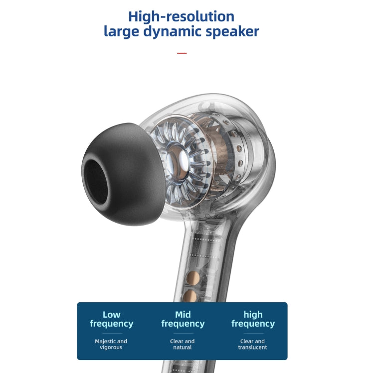 L10S Bluetooth 5.1 TWS Digital Display Touch Wireless Bluetooth Earphone with Charging Box