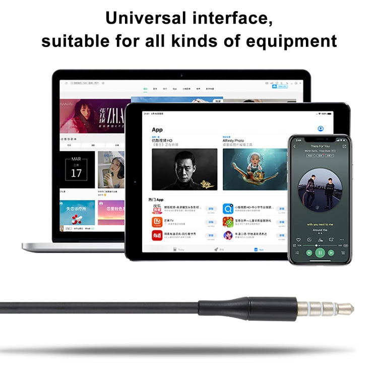3.5mm Plug Wired in-ear Earphone, Support Wire Control, Cable Length: 1m