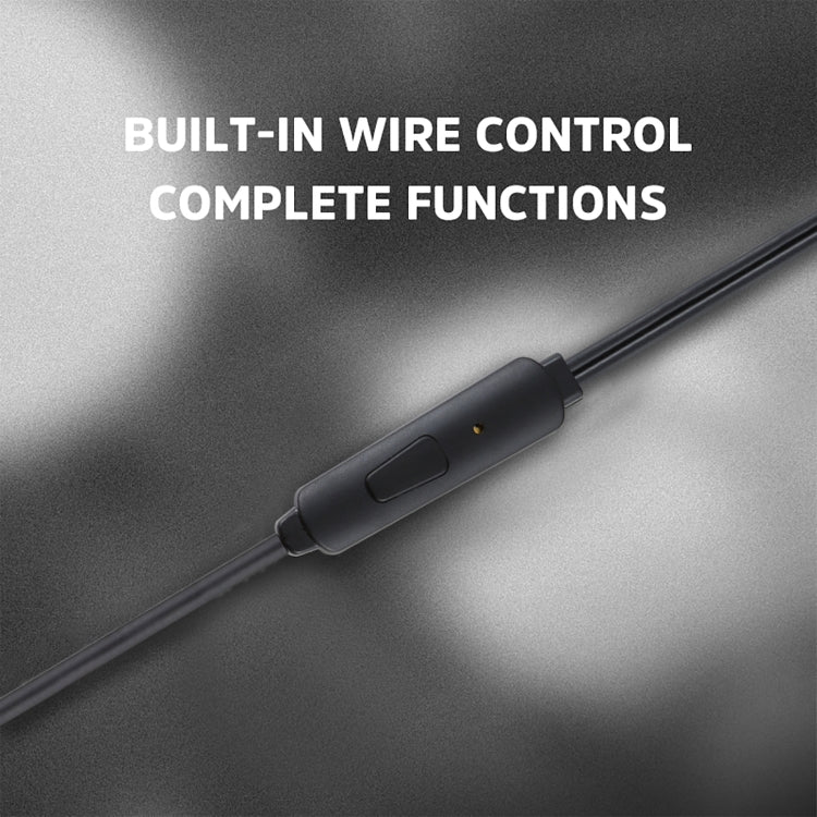 3.5mm Plug Wired in-ear Earphone, Support Wire Control, Cable Length: 1m