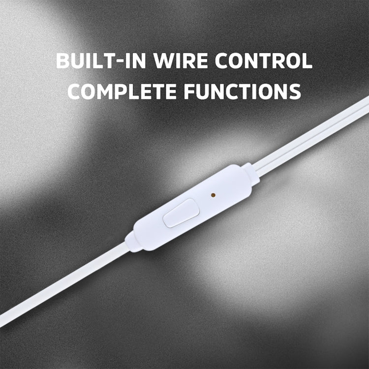 3.5mm Plug Wired in-ear Earphone, Support Wire Control, Cable Length: 1m