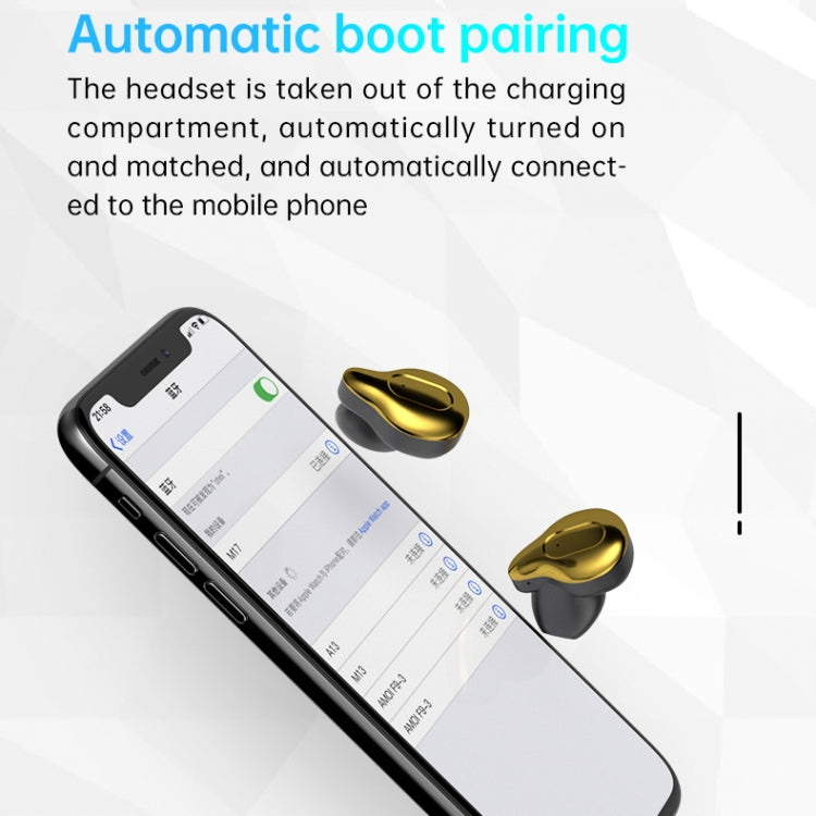 C10 Bluetooth 5.1 TWS Digital Display Wireless Bluetooth Earphone with Charging Box, Support Touch & Siri & Battery Display
