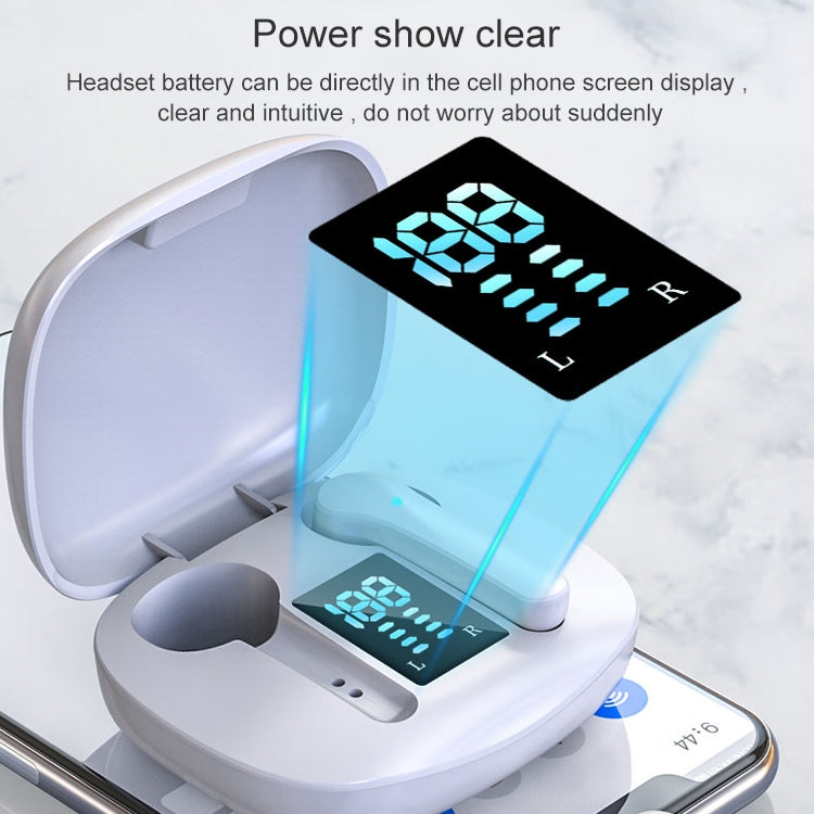 JS36 Bluetooth 5.0 TWS Semi-in-ear Stereo True Wireless Bluetooth Earphone