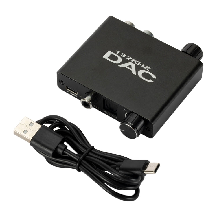 YP025 192KHz SPDIF / Optical / Toslink / Coaxial to 3.5mm and RCA DAC Tuning Digital-analog Converter