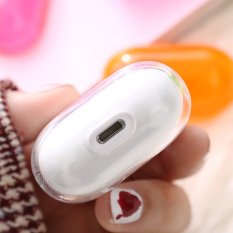 For AirPods Pro PC Wireless Earphone Protective Case Cover with Lanyard Hole