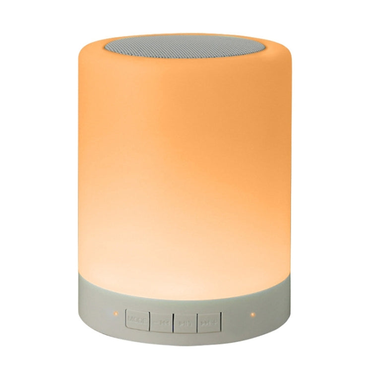 3W LED Colorful Pat Light Bluetooth Speaker , Support TF Card & 3.5mm AUX