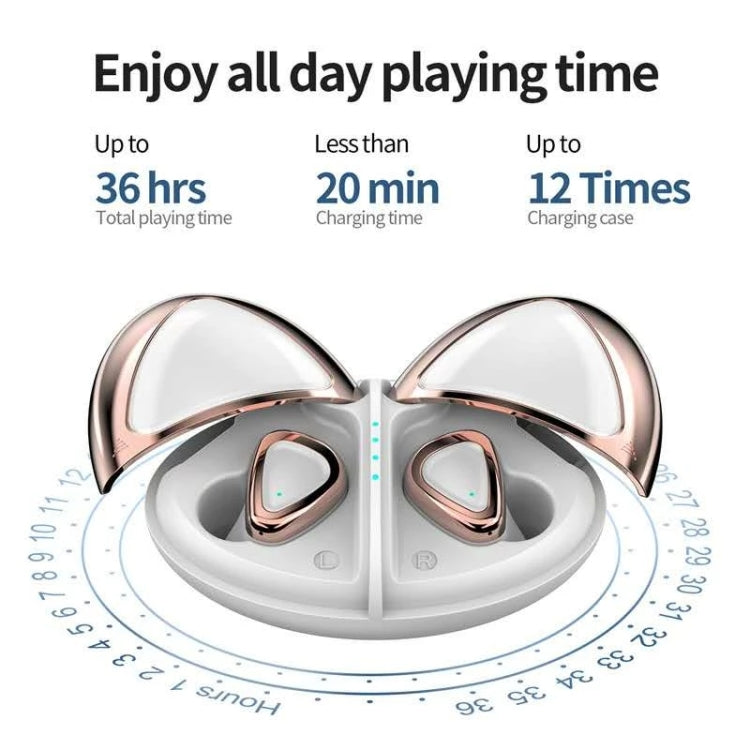 M2-HB Bluetooth 5.0 TWS Stereo Music Wireless Bluetooth Earphone