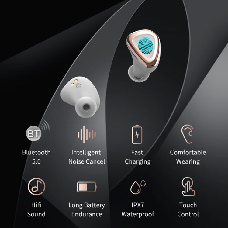 M2-HB Bluetooth 5.0 TWS Stereo Music Wireless Bluetooth Earphone