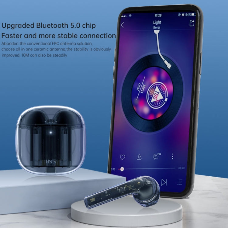 MX503-SP Bluetooth 5.0 TWS Sports True Wireless Bluetooth Earphone (Transparent)