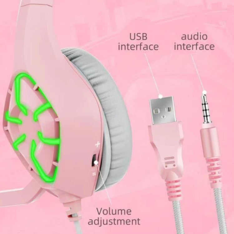 GS-1000 E-sports Gaming PC Computer Wired Headset with Microphone