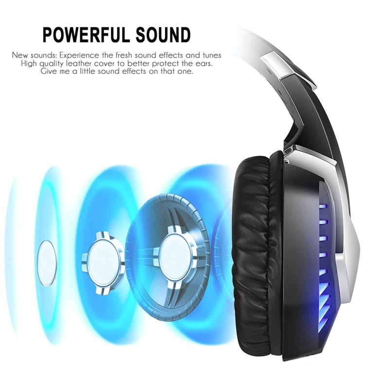 J30 PC Computer E-sports Gaming Lighting Wired Headset with Microphone