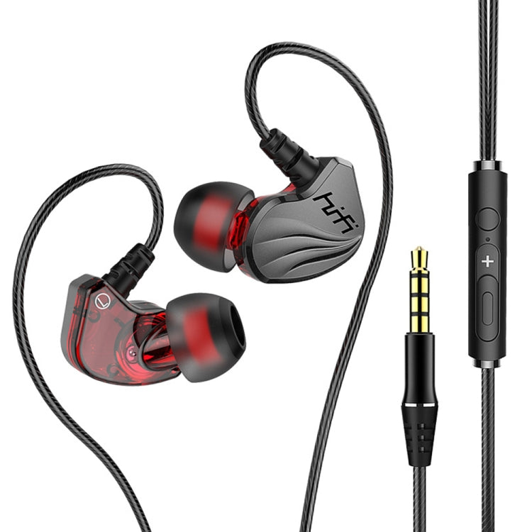 S2000 3.5mm Interface E-sports Chicken Game Wired Earphone with Wire-controlled Microphone