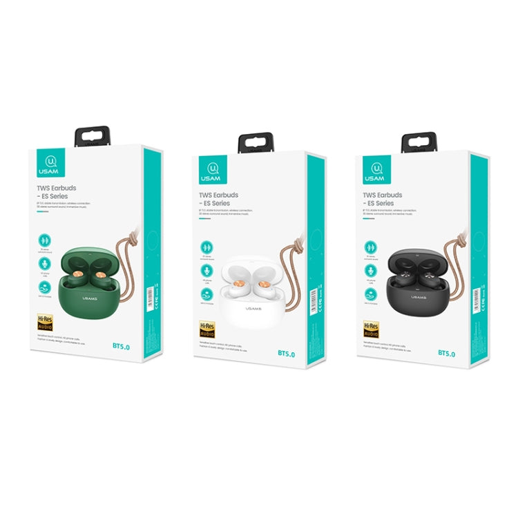 USAMS USAMS-ES001 Bluetooth 5.0 Mini TWS Binaural Wireless Bluetooth Earphone