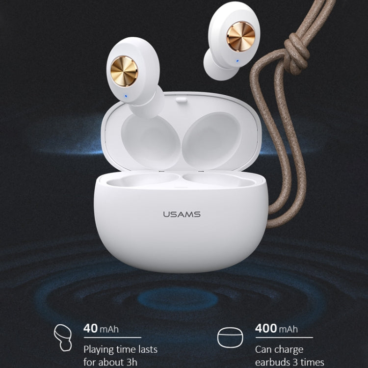 USAMS USAMS-ES001 Bluetooth 5.0 Mini TWS Binaural Wireless Bluetooth Earphone