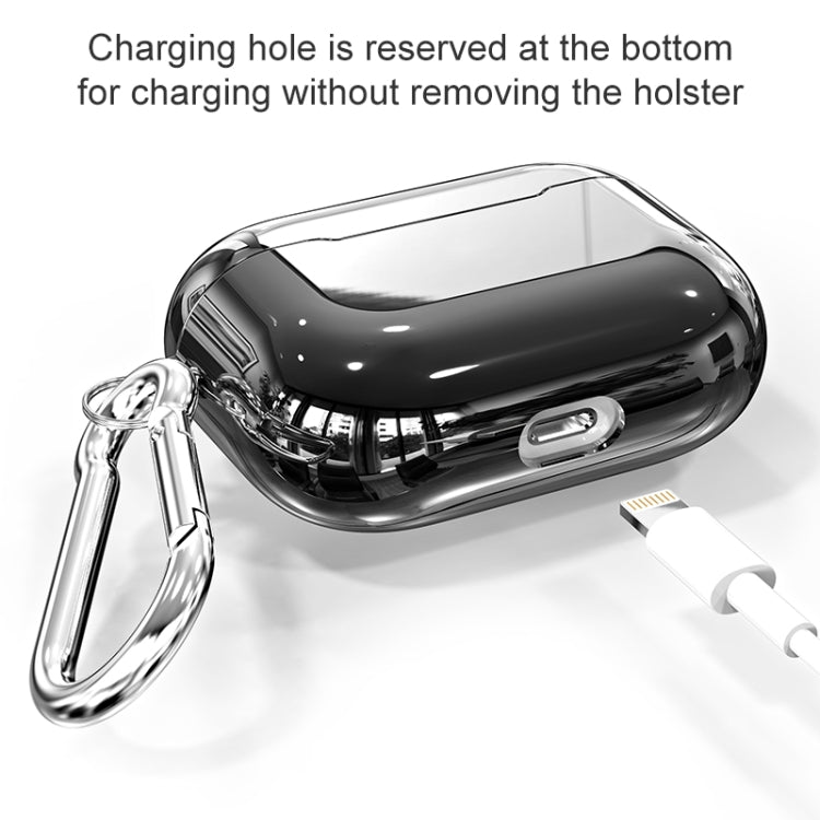 For AirPods Pro Wireless Earphone Plating Soft Protective Case