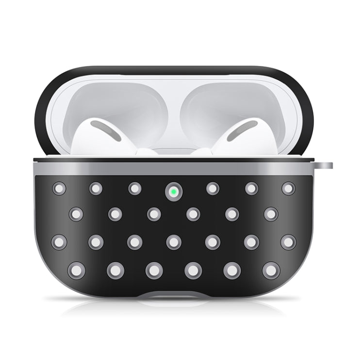For AirPods Pro Wireless Earphone Honeycomb Silicone Protective Case