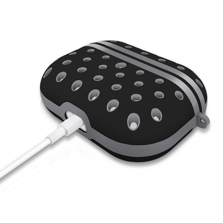 For AirPods Pro Wireless Earphone Honeycomb Silicone Protective Case