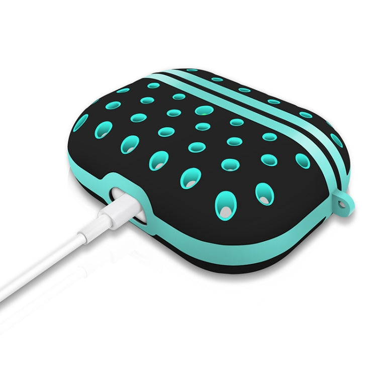 For AirPods Pro Wireless Earphone Honeycomb Silicone Protective Case