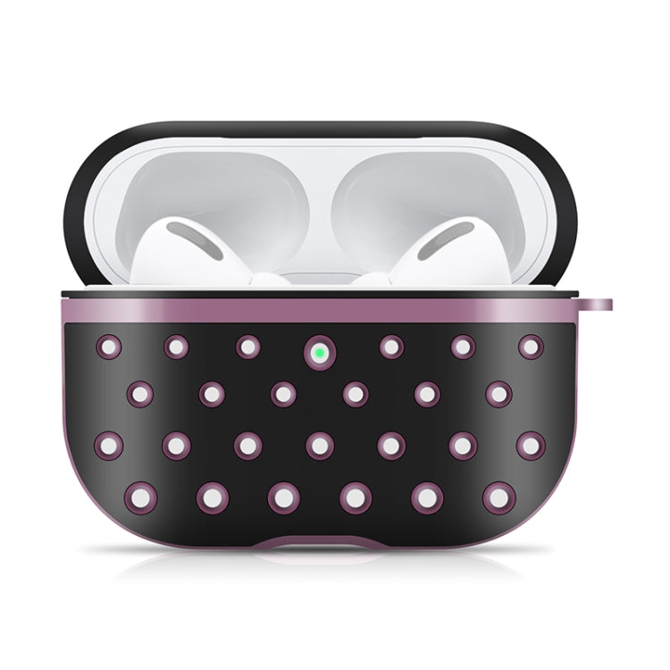 For AirPods Pro Wireless Earphone Honeycomb Silicone Protective Case