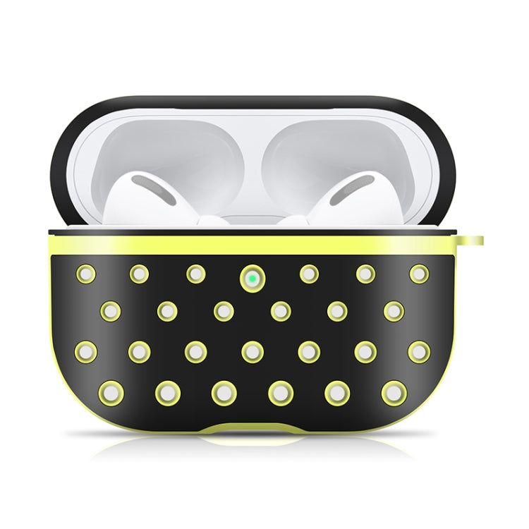 For AirPods Pro Wireless Earphone Honeycomb Silicone Protective Case
