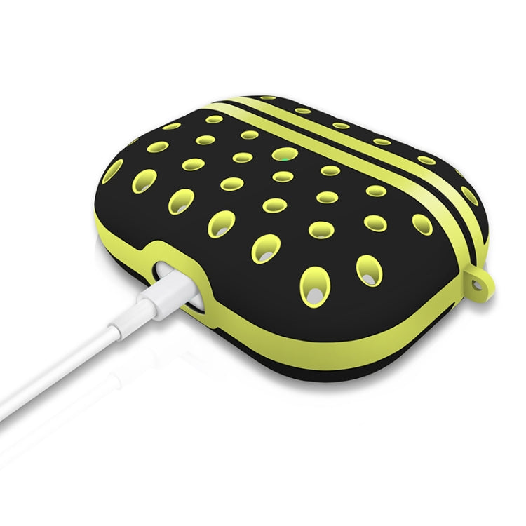 For AirPods Pro Wireless Earphone Honeycomb Silicone Protective Case