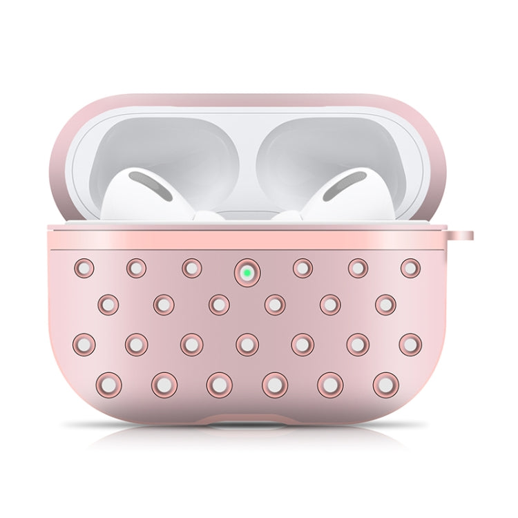 For AirPods Pro Wireless Earphone Honeycomb Silicone Protective Case