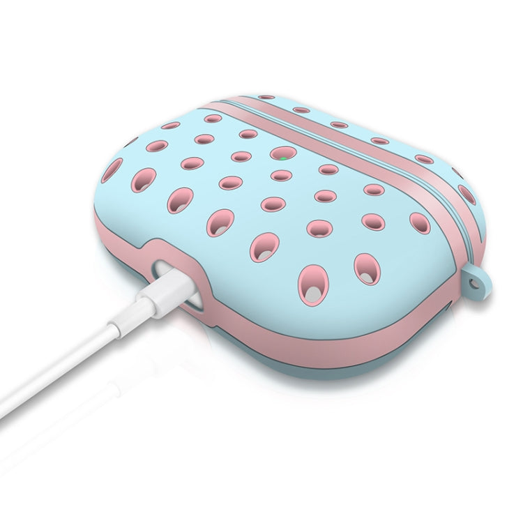 For AirPods Pro Wireless Earphone Honeycomb Silicone Protective Case