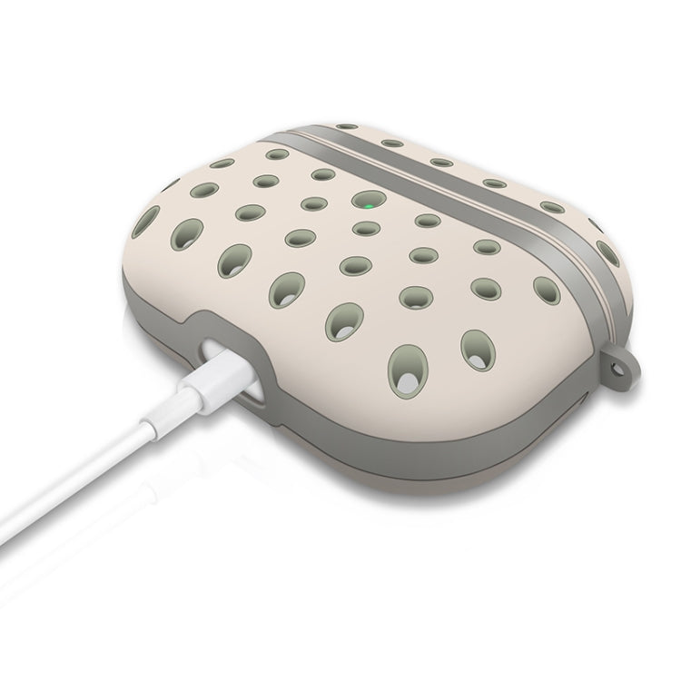 For AirPods Pro Wireless Earphone Honeycomb Silicone Protective Case