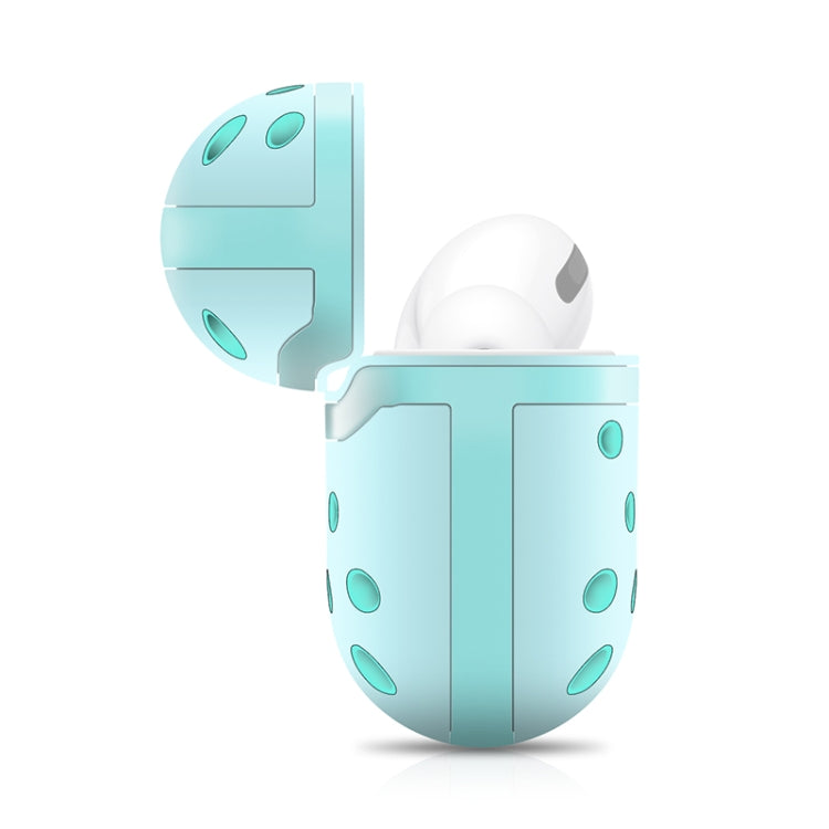 For AirPods Pro Wireless Earphone Honeycomb Silicone Protective Case