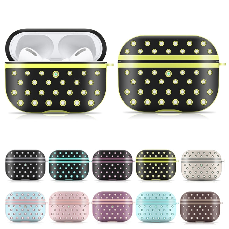 For AirPods Pro Wireless Earphone Honeycomb Silicone Protective Case