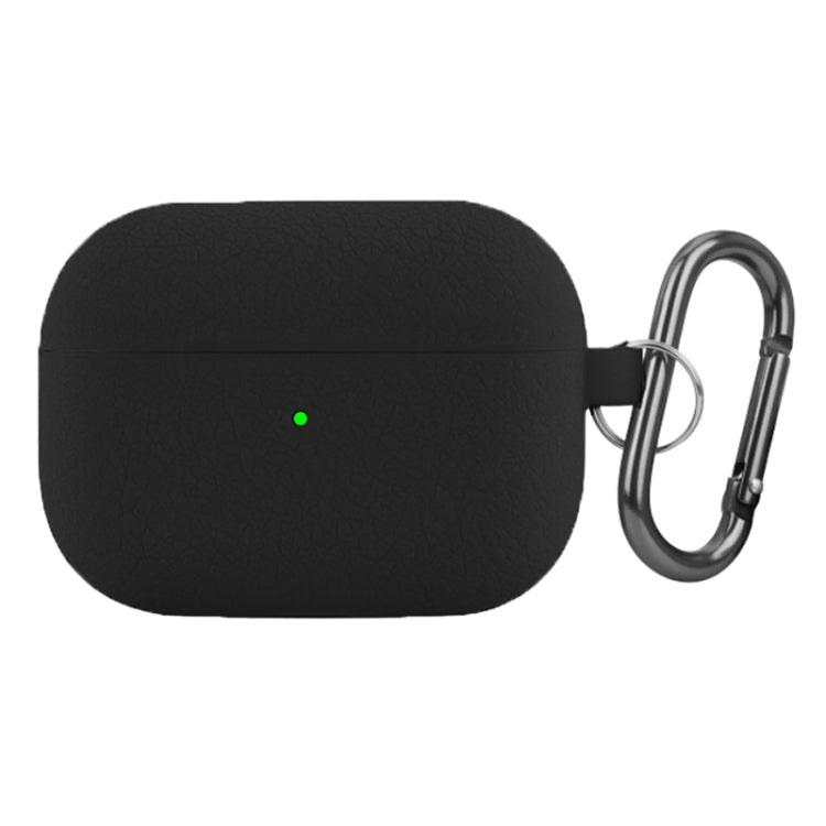 For AirPods Pro Litchi Texture Silicone Wireless Earphone Protective Case