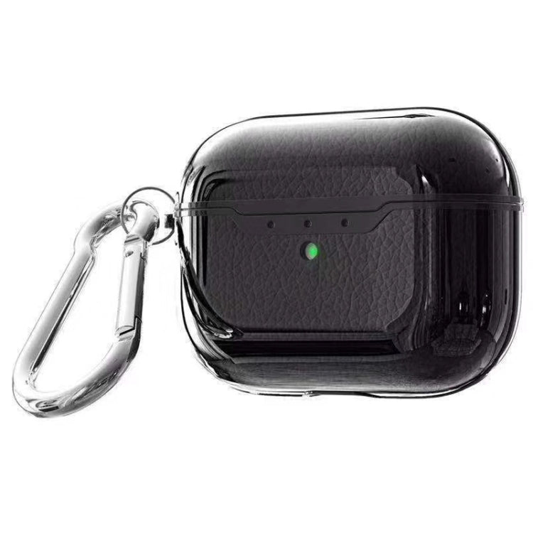 For AirPods Pro Leather Texture Plating Wireless Earphone Protective Case
