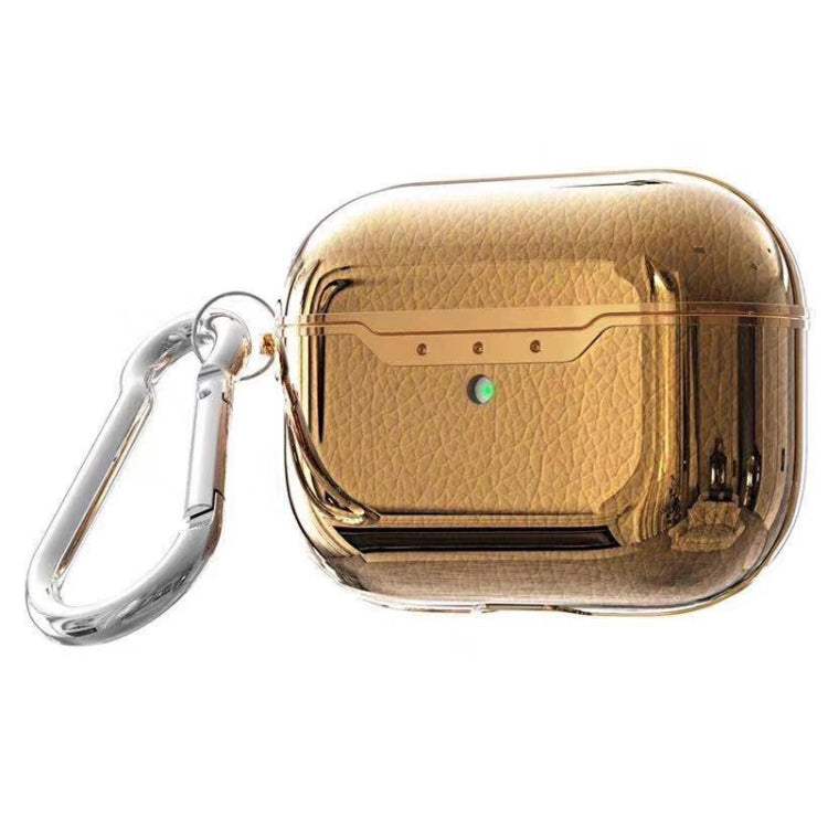 For AirPods Pro Leather Texture Plating Wireless Earphone Protective Case