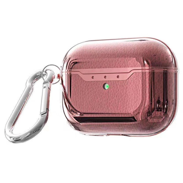 For AirPods Pro Leather Texture Plating Wireless Earphone Protective Case