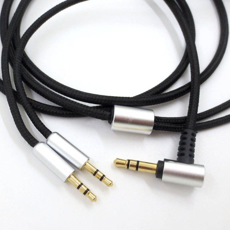 ZS0096 Standard Version Headphone Audio Cable for Sol Republic Master Tracks HD V8 V10 V12 X3(Black)