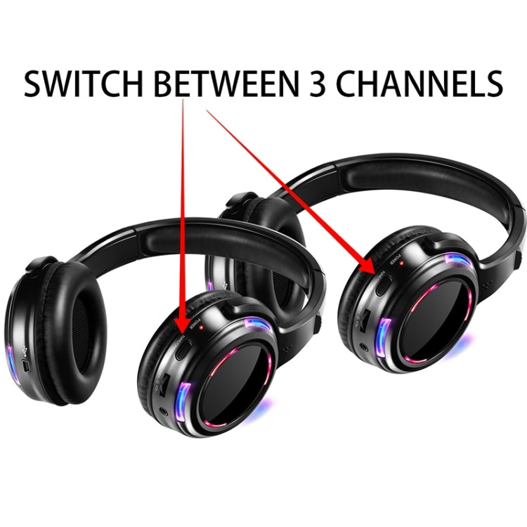 Professional Amplifier Audio Transmitter with Noise Cancelling Headphone Set