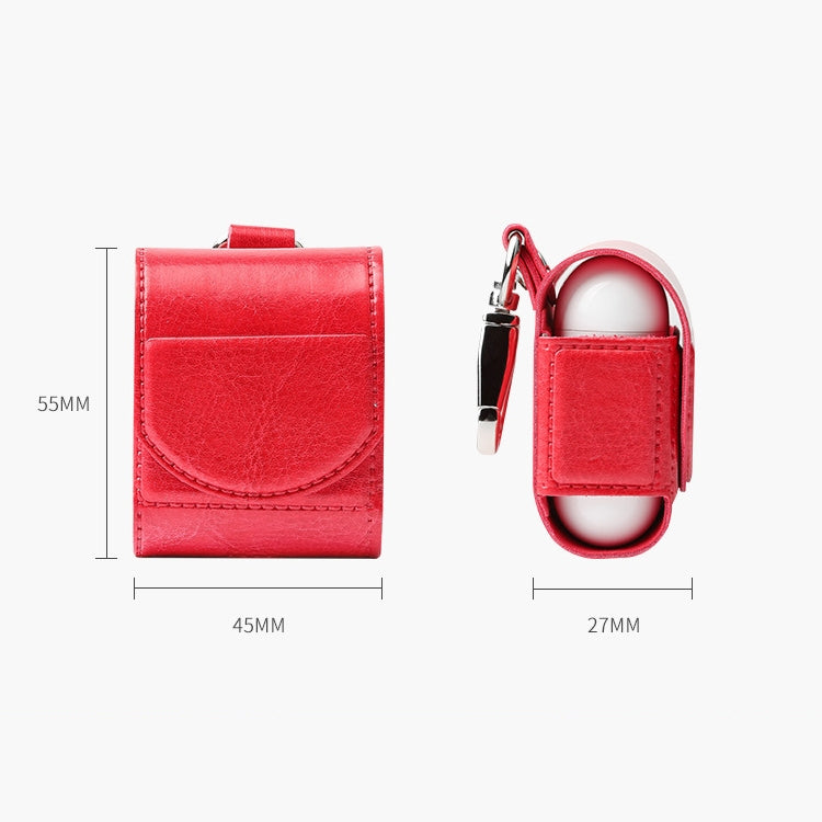 PU Leather Shockproof Protective Case for Apple AirPods 1/2 with Hook