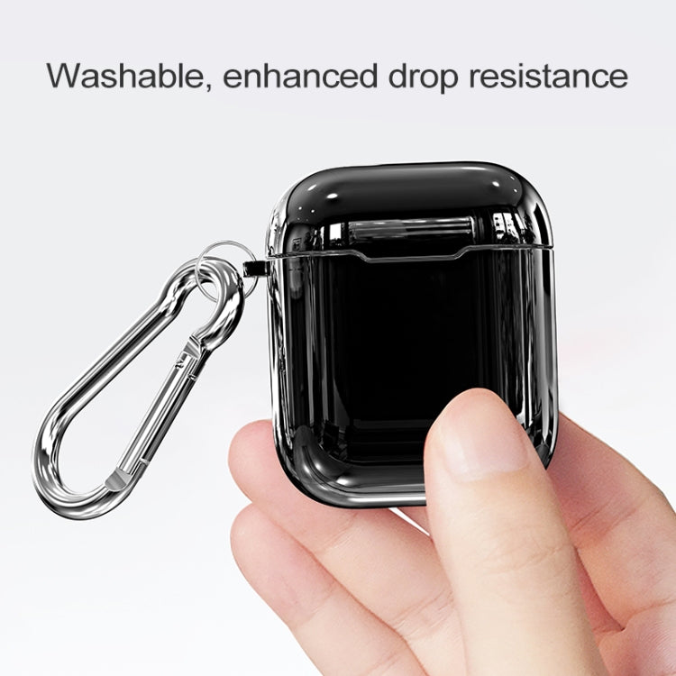 Electroplated TPU Earphones Shockproof Protective Case for Apple AirPods 1/2