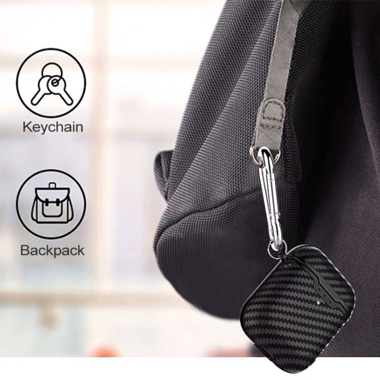 Carbon Fiber TPU Earphones Wireless Edition Shockproof Protective Case for Apple AirPods 1/2