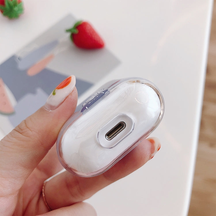 Be Loved Heart Pattern Shockproof Coloured Drawing PC Protective Case for Apple AirPods 1/2