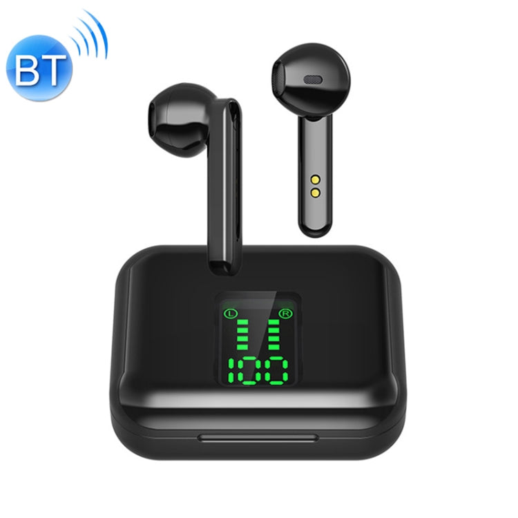 L12 Bluetooth 5.0 TWS Touch Digital Display Wireless Bluetooth Earphone with Charging Box