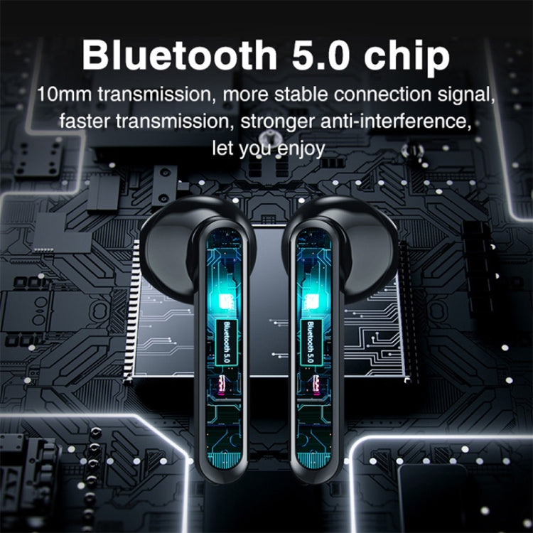 L12 Bluetooth 5.0 TWS Touch Digital Display Wireless Bluetooth Earphone with Charging Box