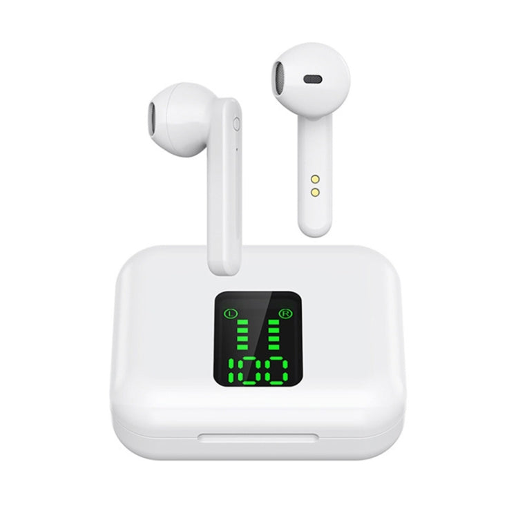 L12 Bluetooth 5.0 TWS Touch Digital Display Wireless Bluetooth Earphone with Charging Box