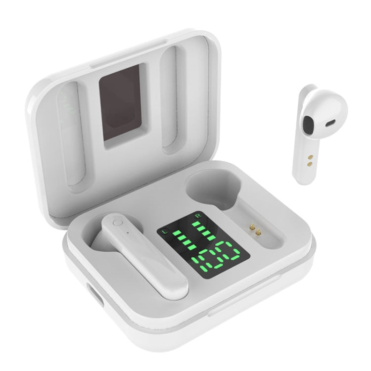 L12 Bluetooth 5.0 TWS Touch Digital Display Wireless Bluetooth Earphone with Charging Box