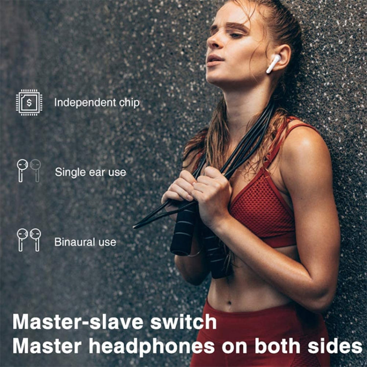 L12 Bluetooth 5.0 TWS Touch Digital Display Wireless Bluetooth Earphone with Charging Box