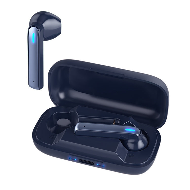 BQ02 TWS Semi-in-ear Touch Bluetooth Earphone with Charging Box & Indicator Light, Supports HD Calls & Intelligent Voice Assistant