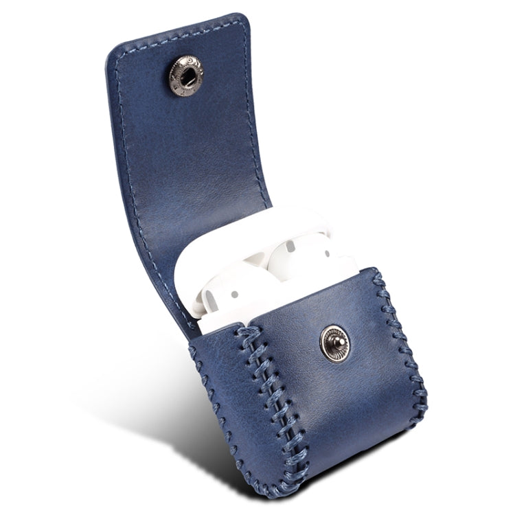 Leather Earphones Shockproof Protective Case for Apple AirPods 1 / 2